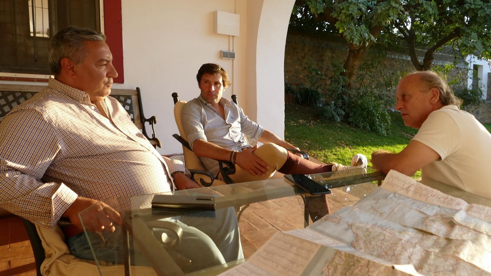 Un momento de la entrevista