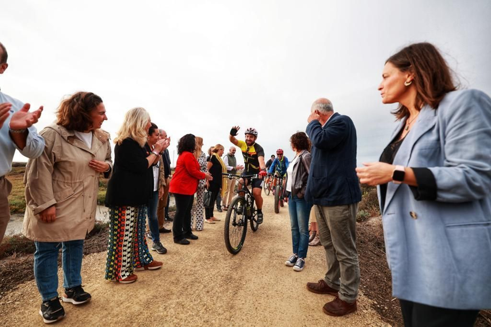 Inauguración del nuevo sendero entre San Fernando y Chiclana