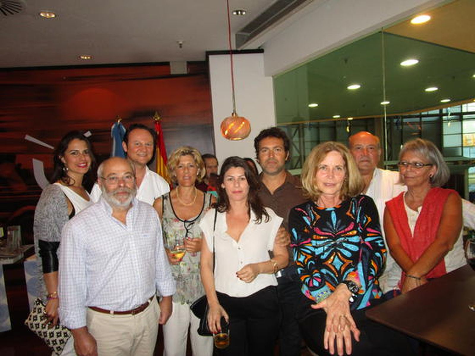 Lucy Woodnutt, Asís Moreno, Paco Muñoz de Arenillas, Inés Sánchez, Pili Castro, Pepe Martínez, Carmen Príes, Modesto Berraquero e Inma Gutiérrez.

Foto: Ignacio Casas de Ciria
