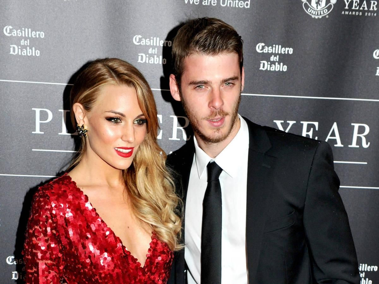 Edurne y el futbolista David de Gea, en un evento, en una foto de archivo.