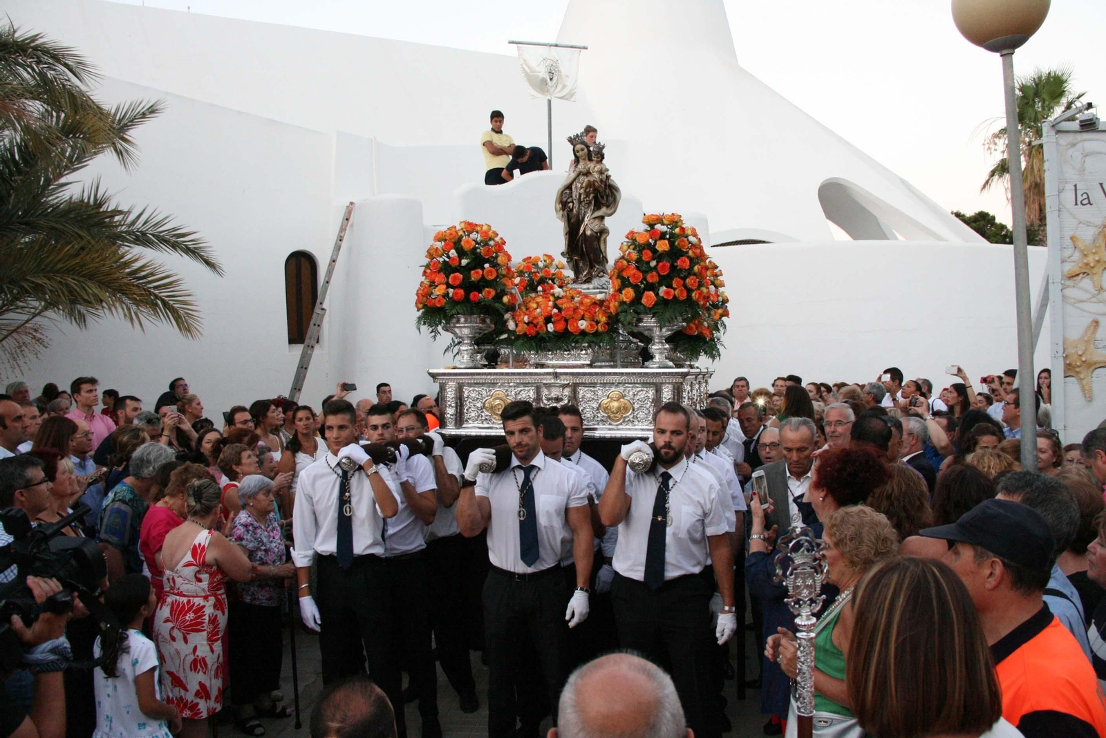 Procesión de la Virgen del Carmen en Aguadulce.