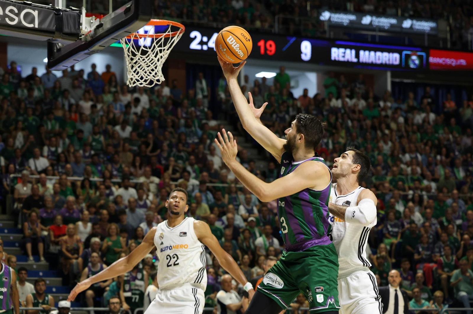 El Unicaja-Real Madrid, en fotos
