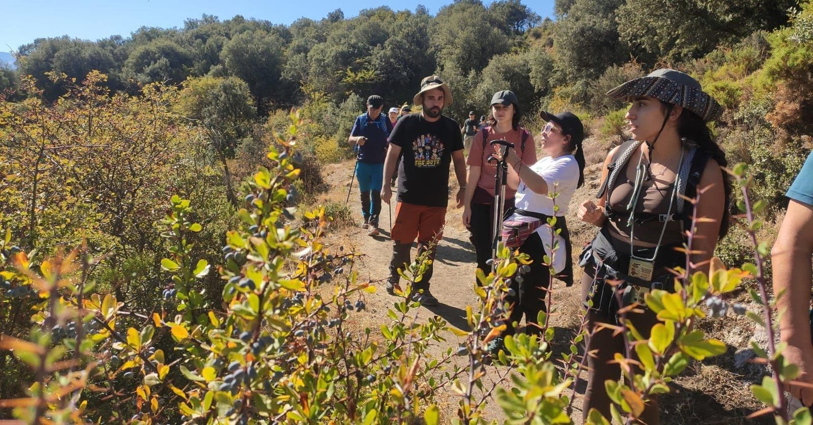 Fueron nueve kilómetros de ruta con un desnivel de 250 metros.