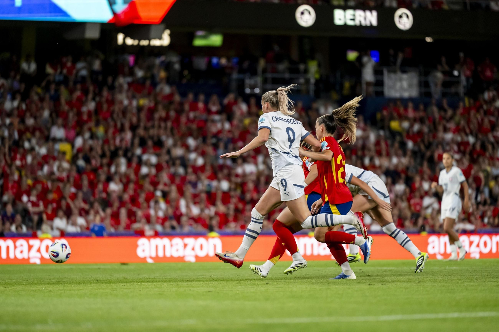 Las mejores fotos del España-Suiza en la Eurocopa femenina