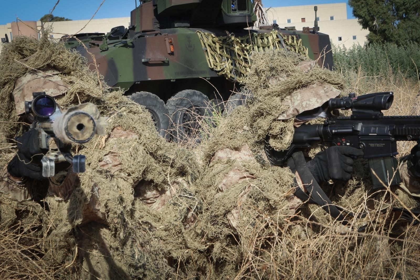 Imágenes del ejercicio de los tiradores de Infantería de Marina del TEAR