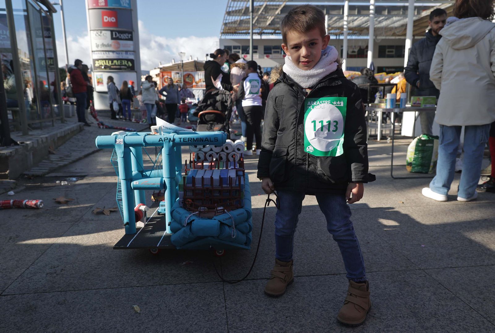 Fotos del arrastre de latas en Algeciras