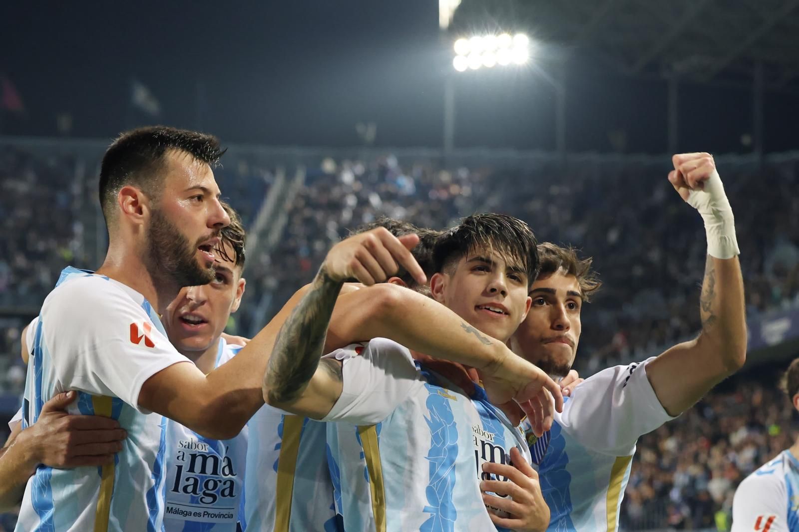 El Málaga CF-Eldense, en fotos