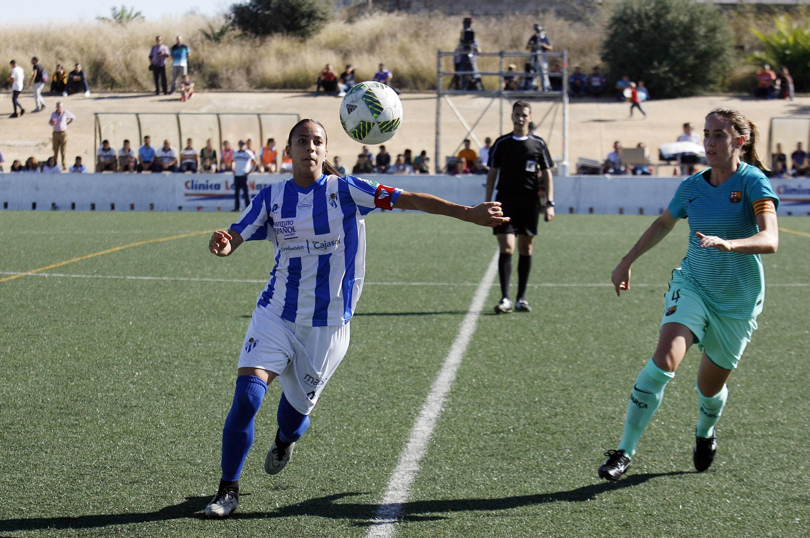 Anita, durante su primera etapa en el Fundación Cajasol Sporting Huelva.