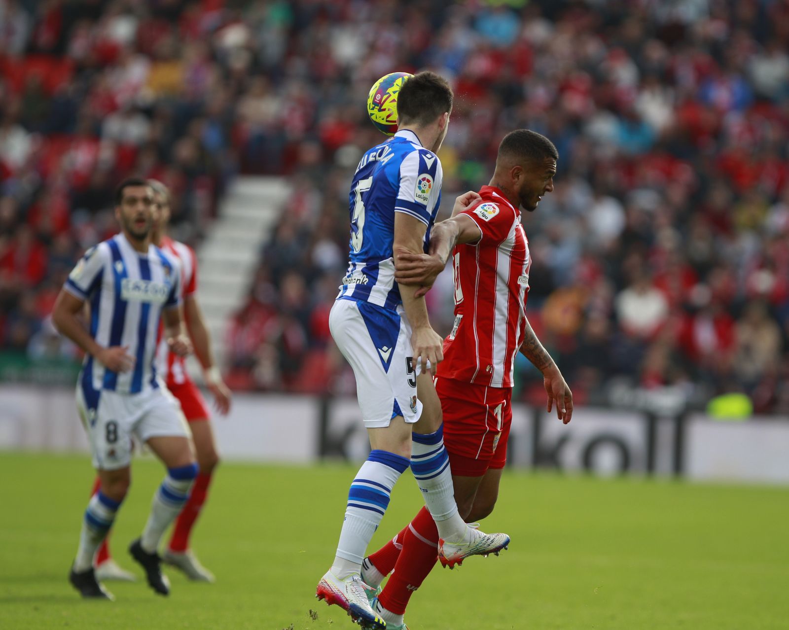 Imágenes del partido U.D. Almería-Real Sociedad