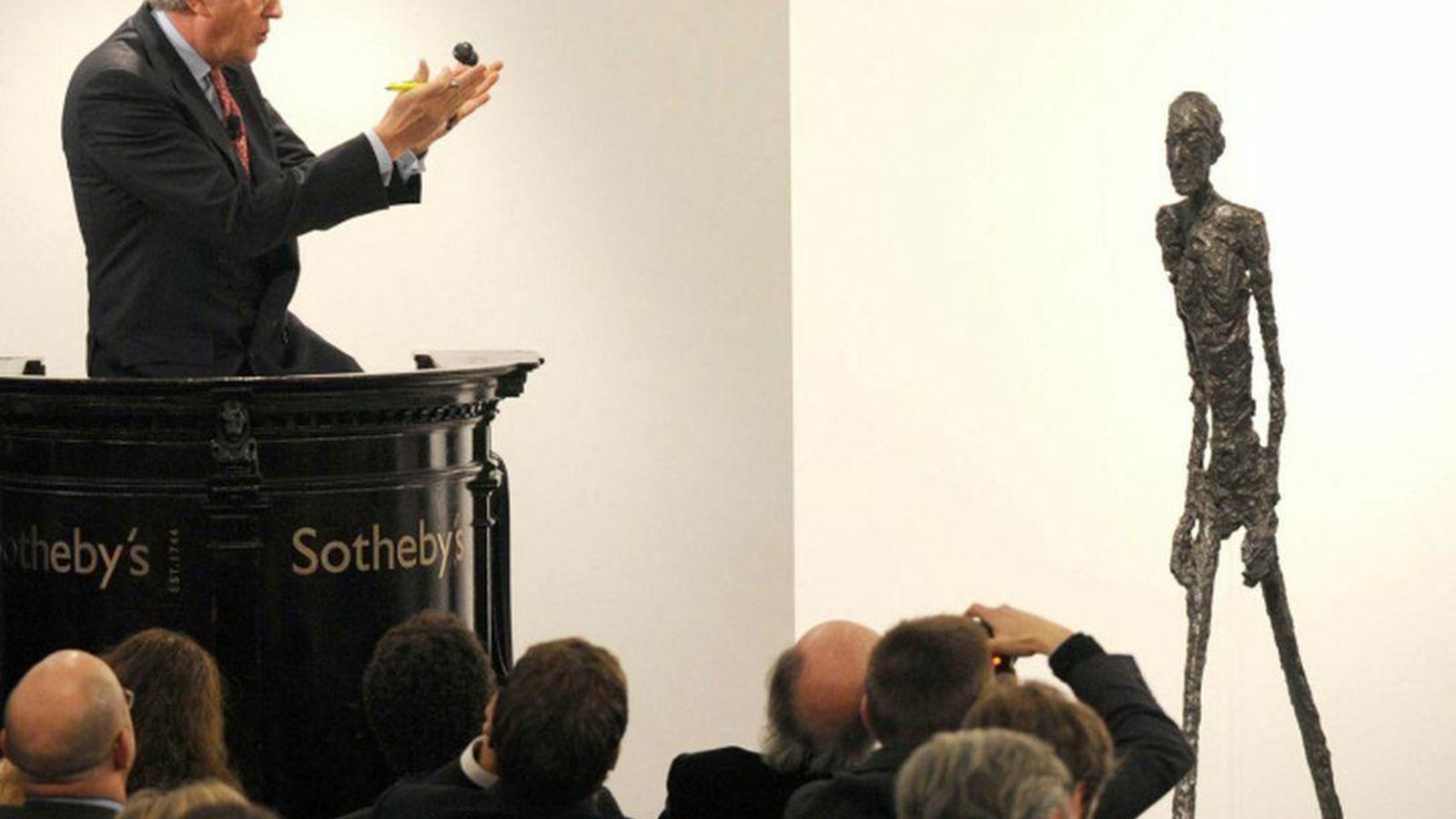 Subasta de la obra en Sotheby's en febrero de 2010, donde fue vendida por 74,2 millones de euros.