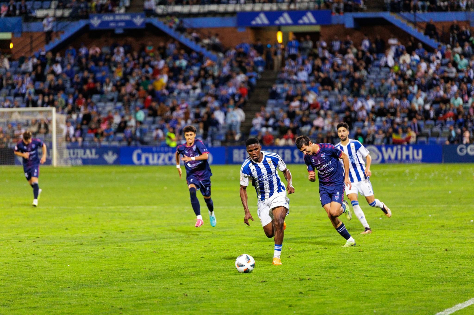 Imágenes del partido entre el Recre y la Segoviana