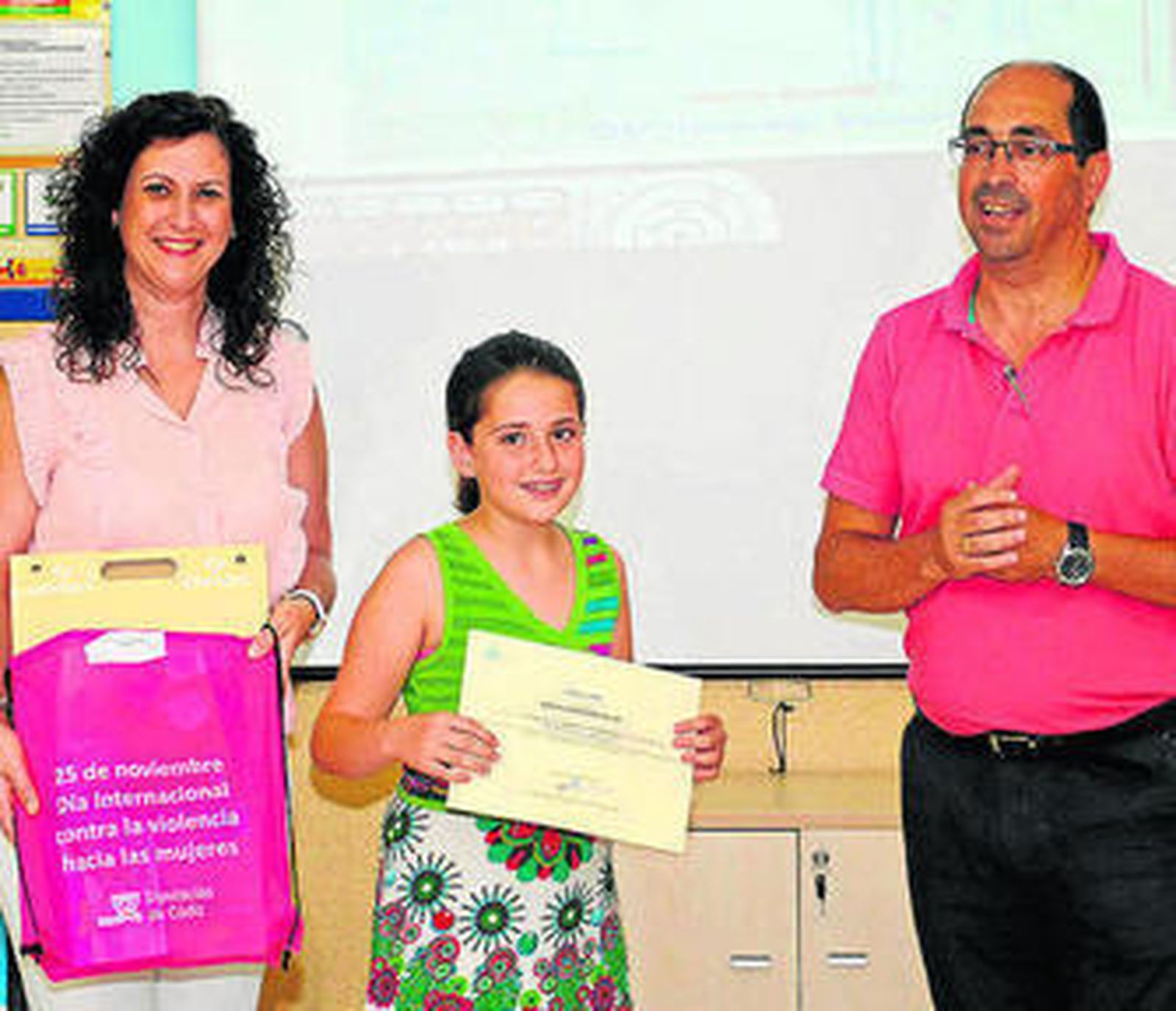 La alumna Marta Alpresa, de Villamartín, fue una de las premiadas.