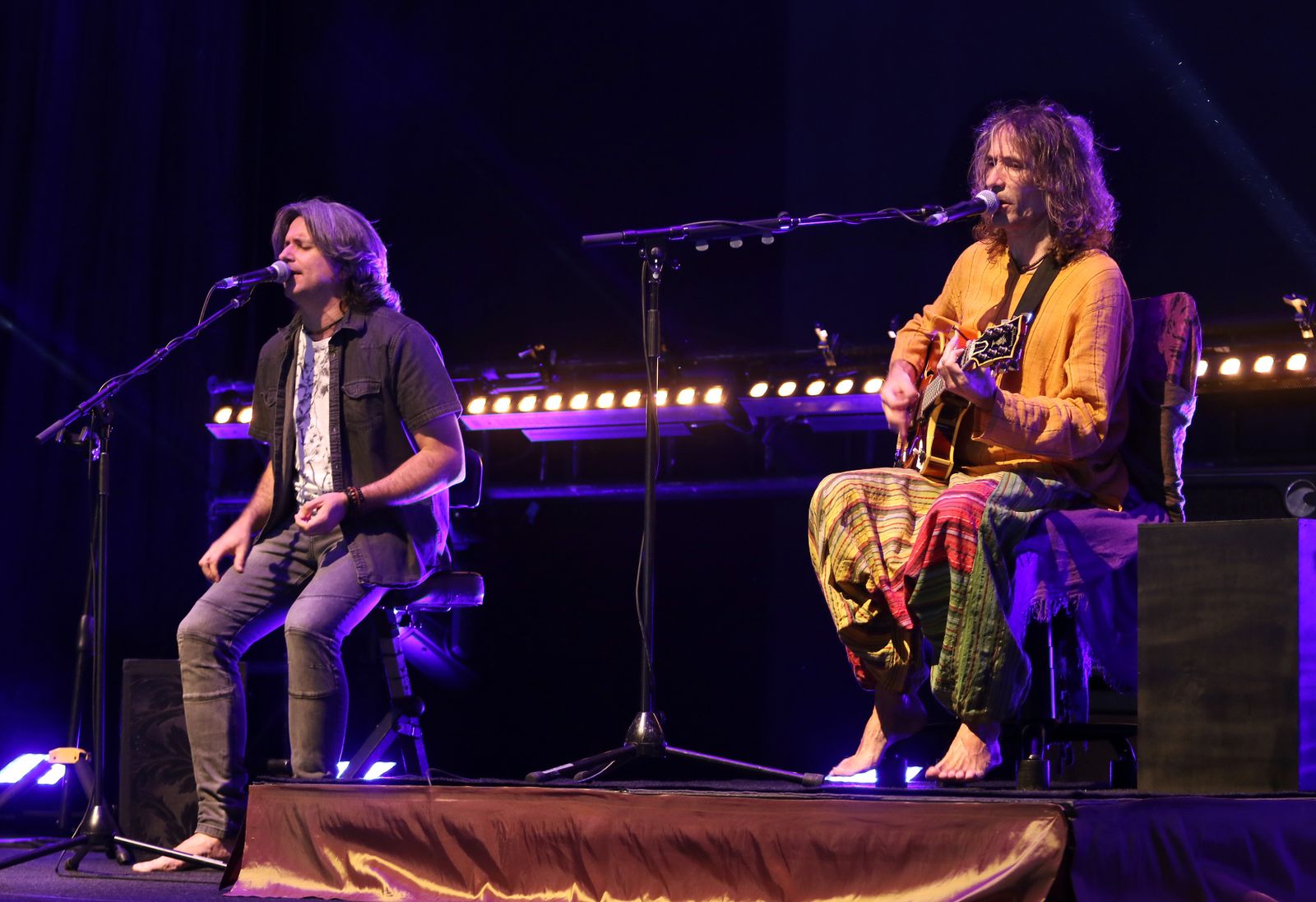 Robe, al comienzo del concierto.