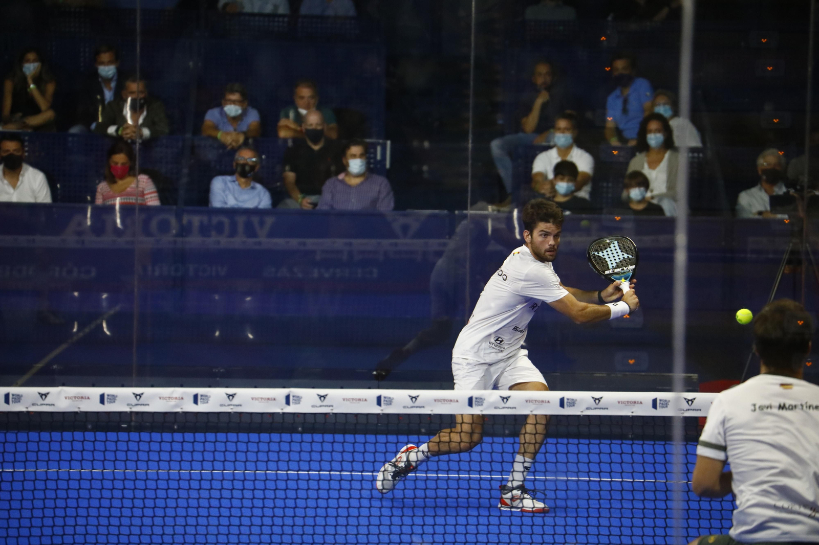 La cara y la cruz de Javi Garrido y Xisco Gil en el World Padel Tour de Córdoba, en imágenes