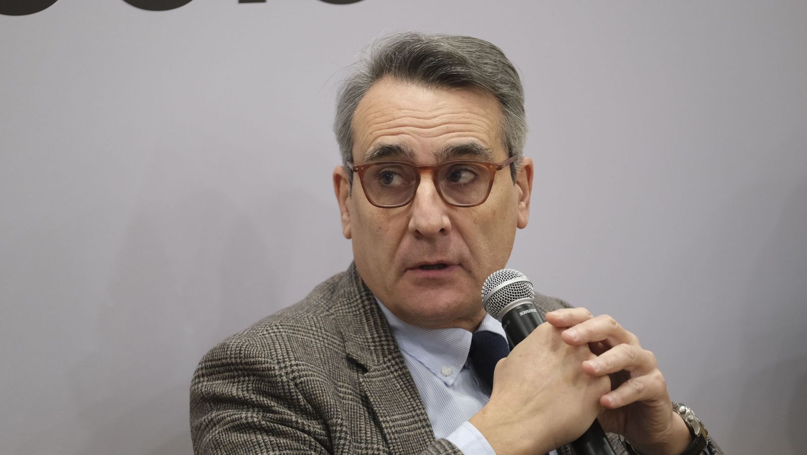 José Montero, director de Asuntos Públicos y Relaciones Institucionales de LaLiga, durante una de sus intervenciones