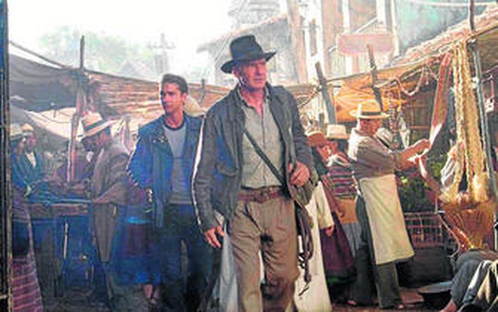 Harrison Ford se paseó por la provincia de Granada vestido de Indiana Jones.