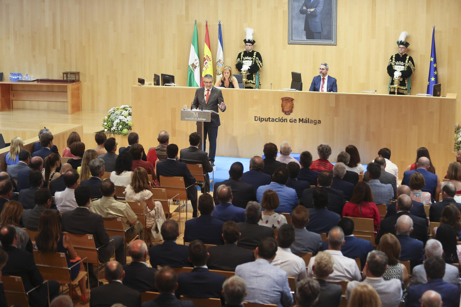 Las fotos del Pleno de la constitución de la Diputación de Málaga