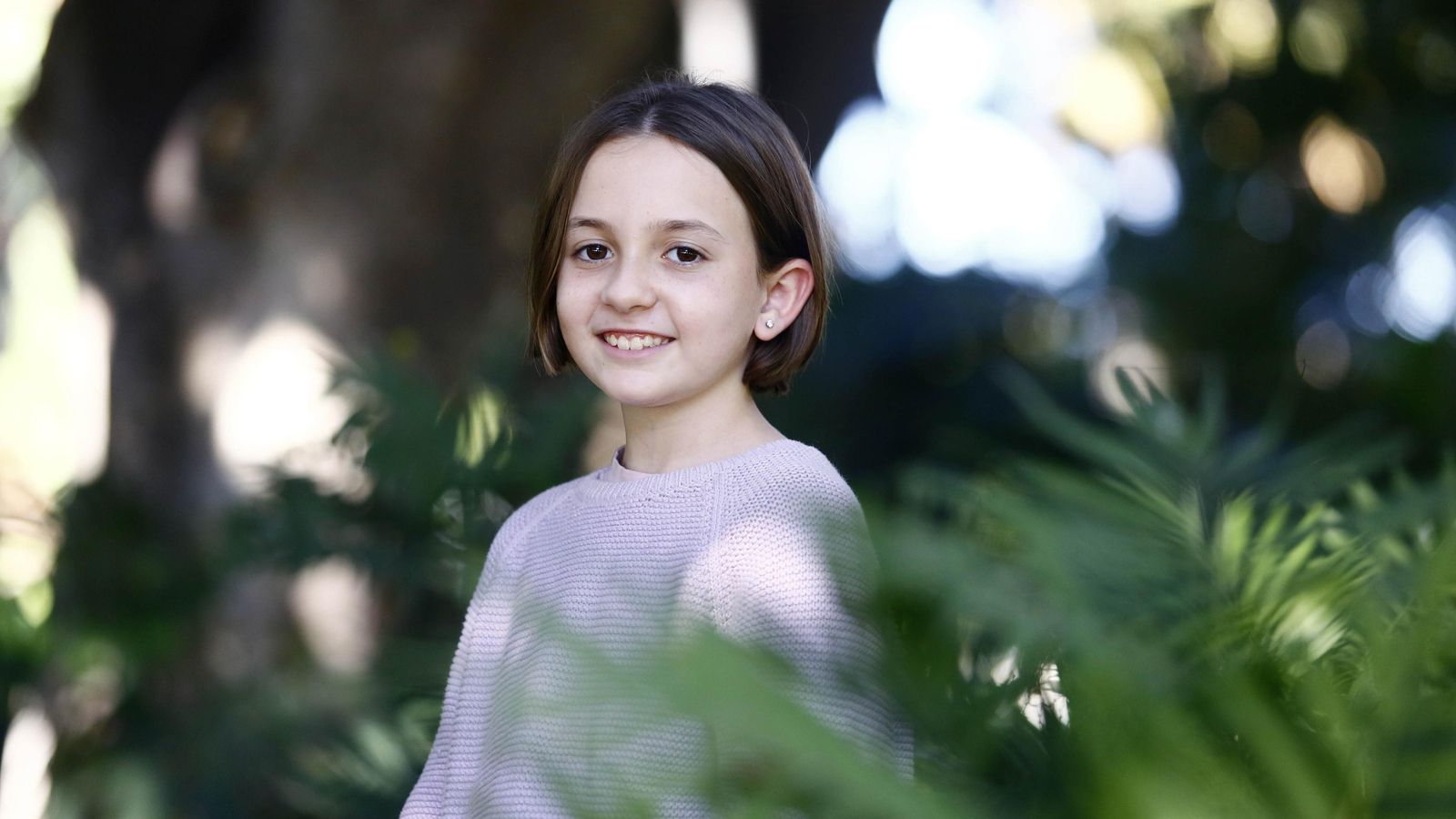 Miara Campos, la joven autora de 9 años.