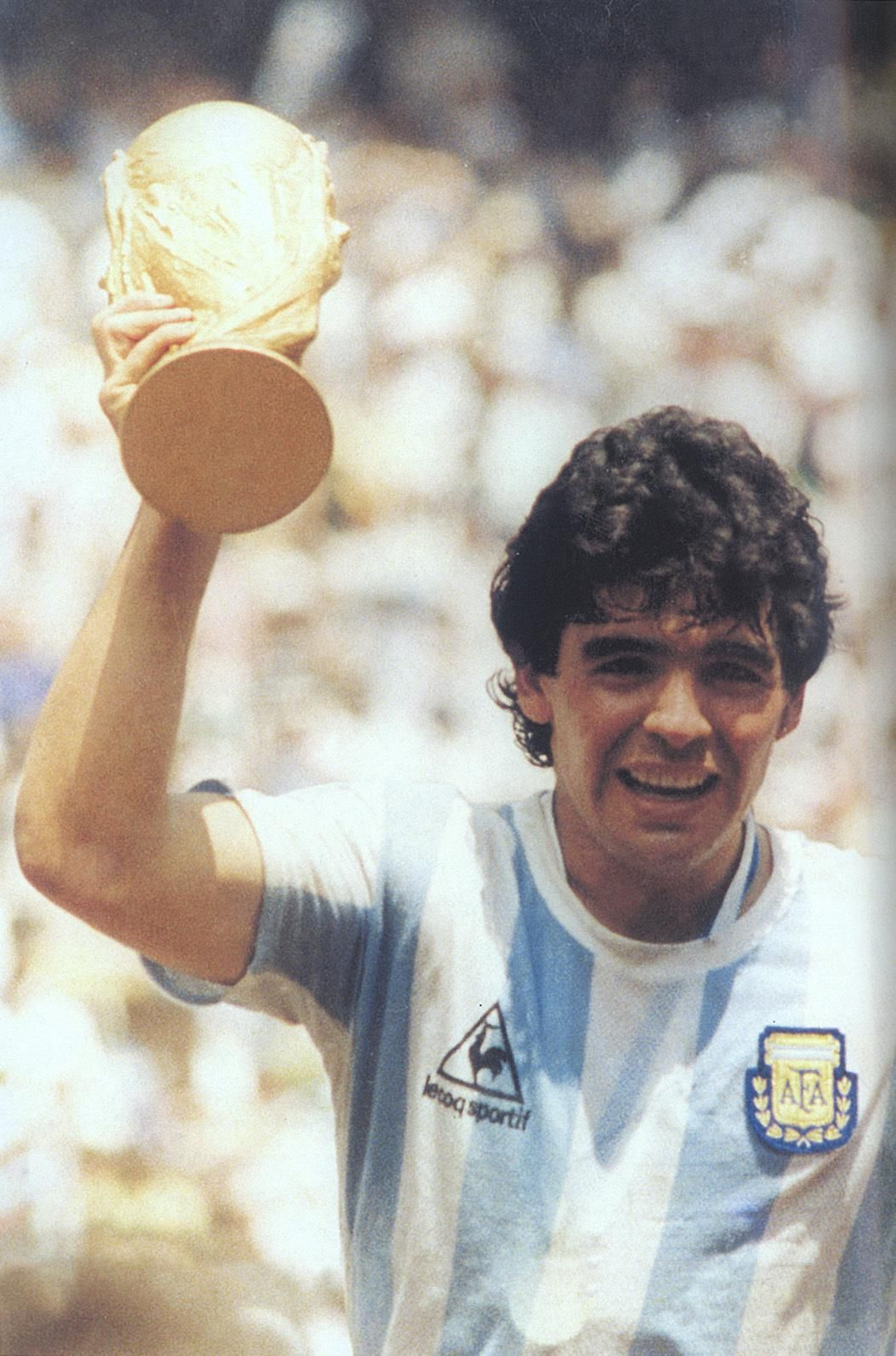 Maradona, en sus años de gloria.