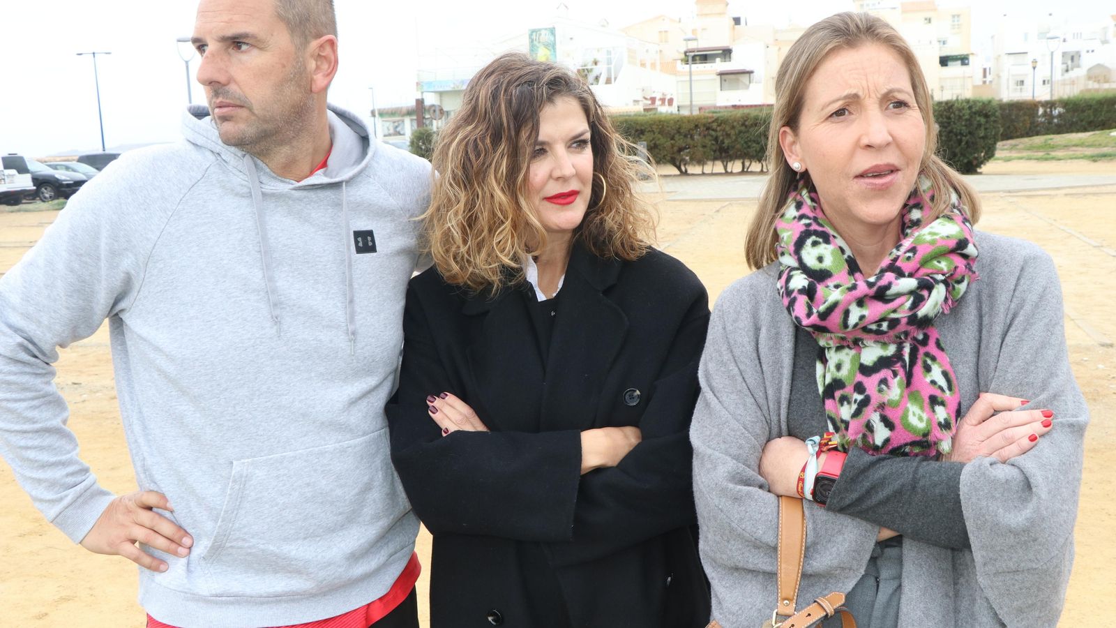 Las autoridades presentes en este evento deportivo celebrado en Almerimar.