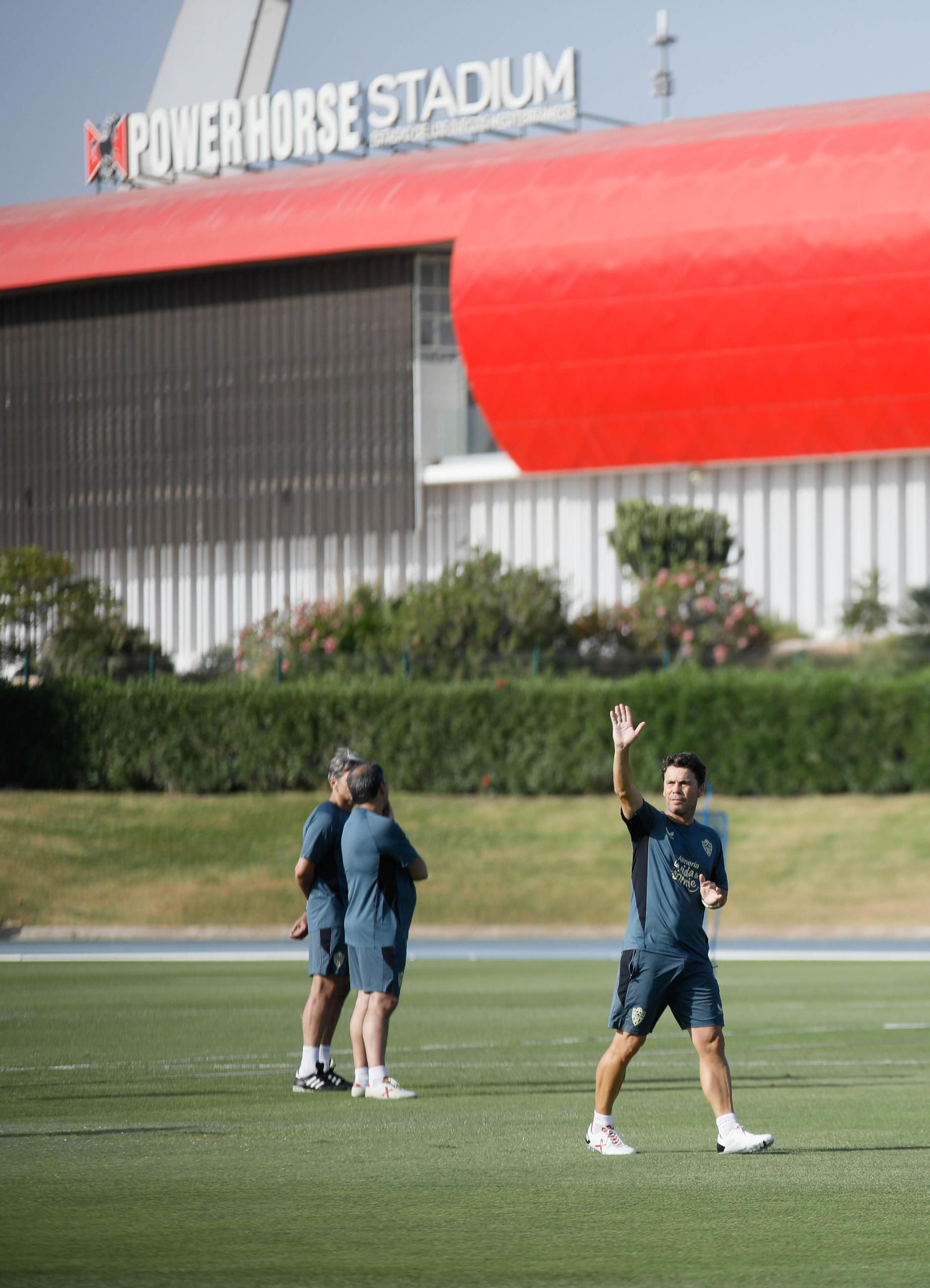 Primer entrenamiento pretemporada del Almería, en imágenes