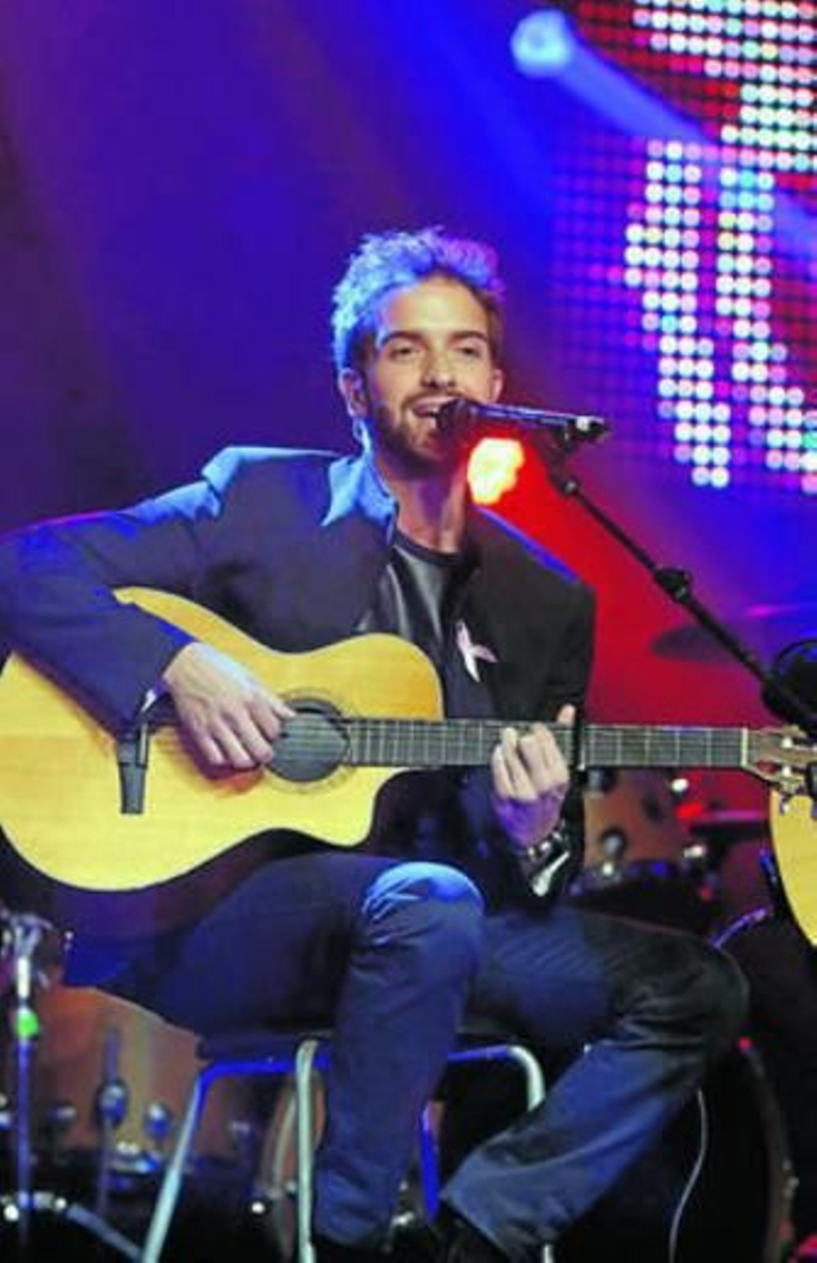 Pablo Alborán, en un concierto reciente. Pablo Alborán, en un concierto reciente.