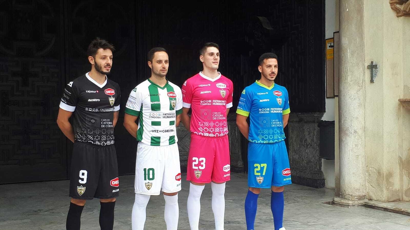 Diseño final de las camisetas del Córdoba Patrimonio de la Humanidad.