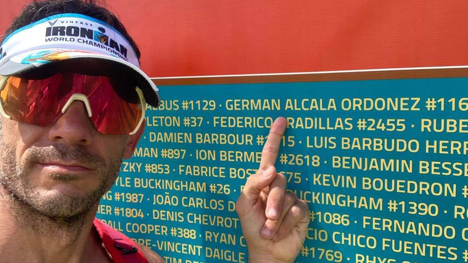 Germán Alcalá, 16º en el mundial de Hawaii de Triatlón.