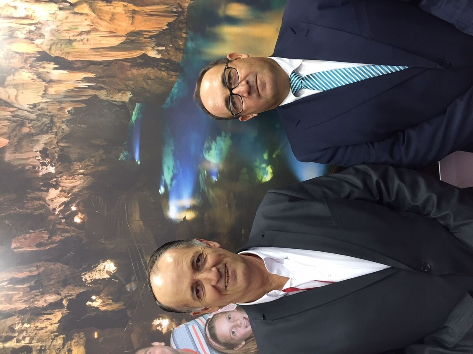 El vicepresidente y el presidente de la Mancomunidad de la Axarquía.