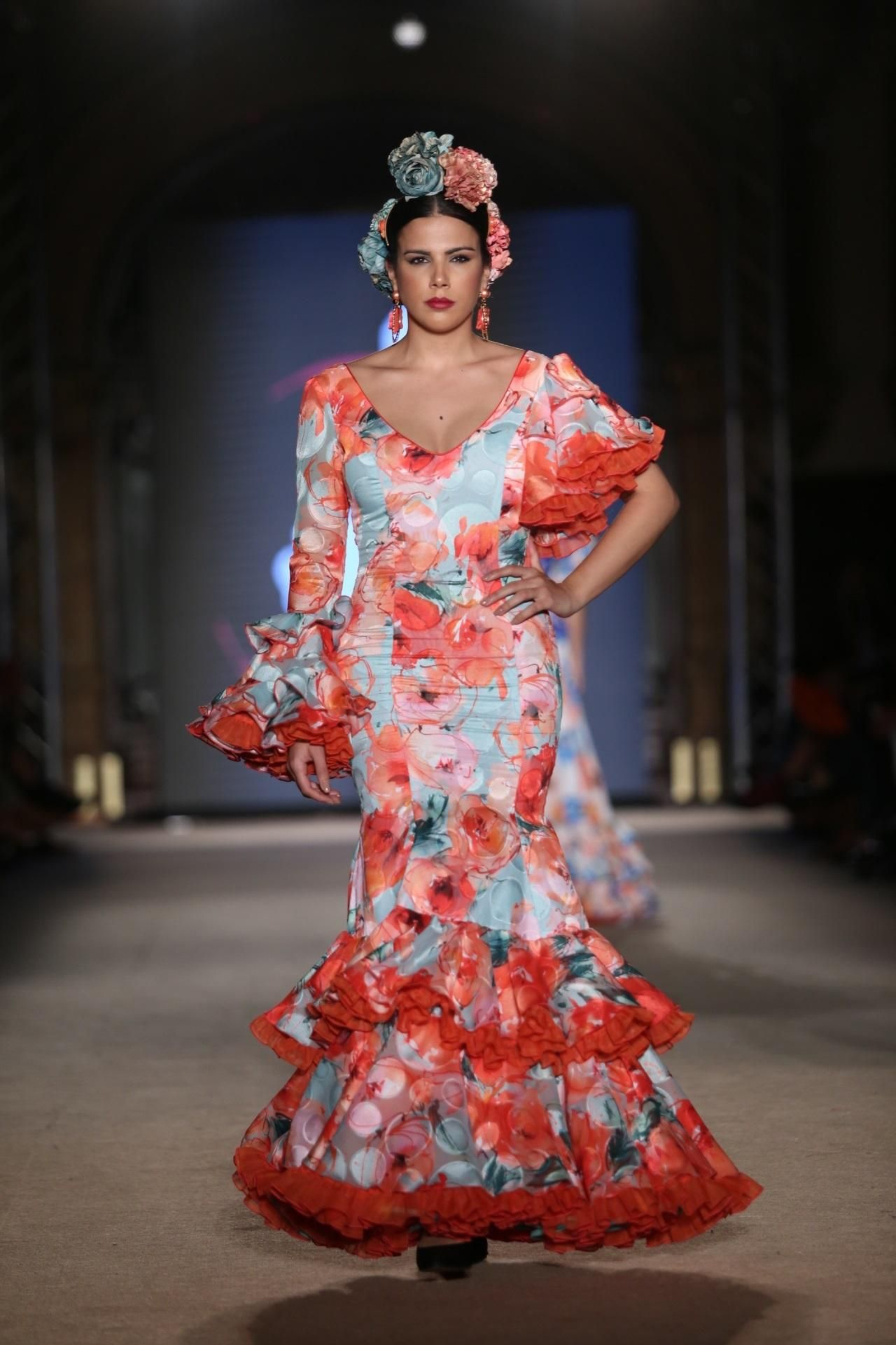 Los trajes de flamenca de flores que han conquistado 2019