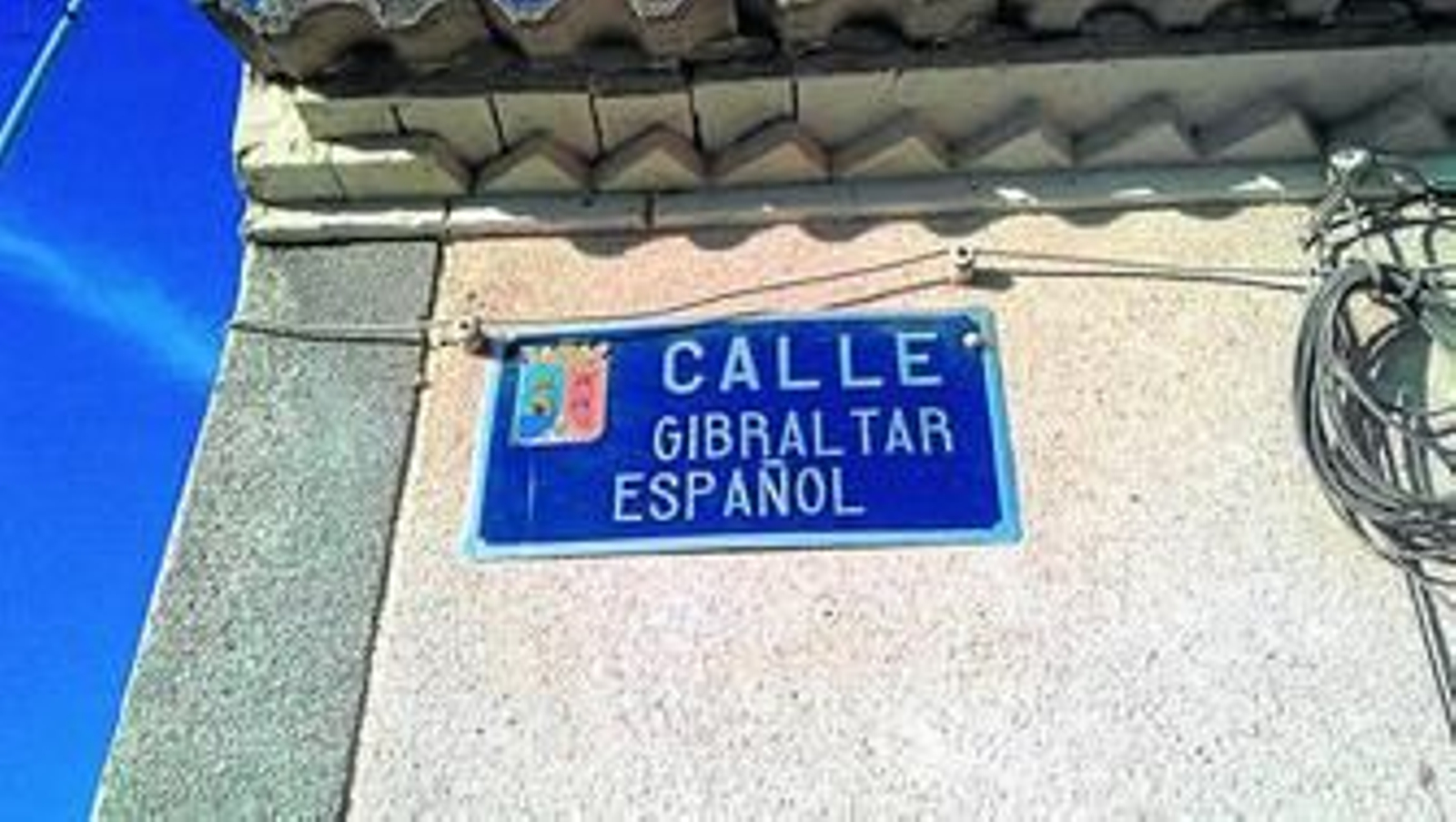 La calle Gibraltar español de Balsicas, una población de Murcia.