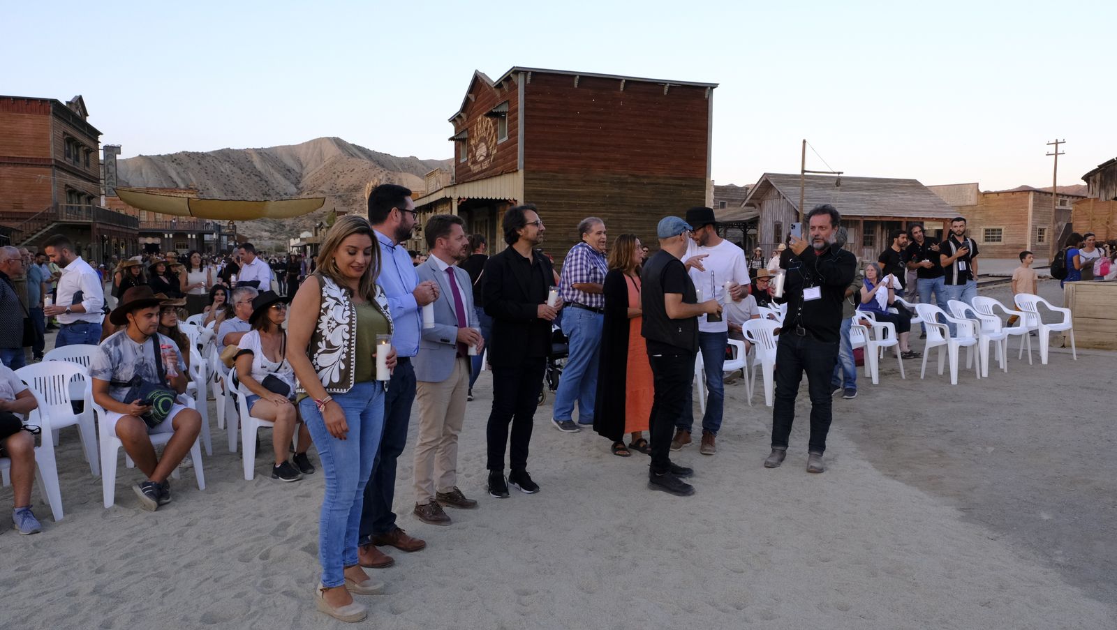 Imágenes de la inauguración del Almería Western Film Festival, en Tabernas