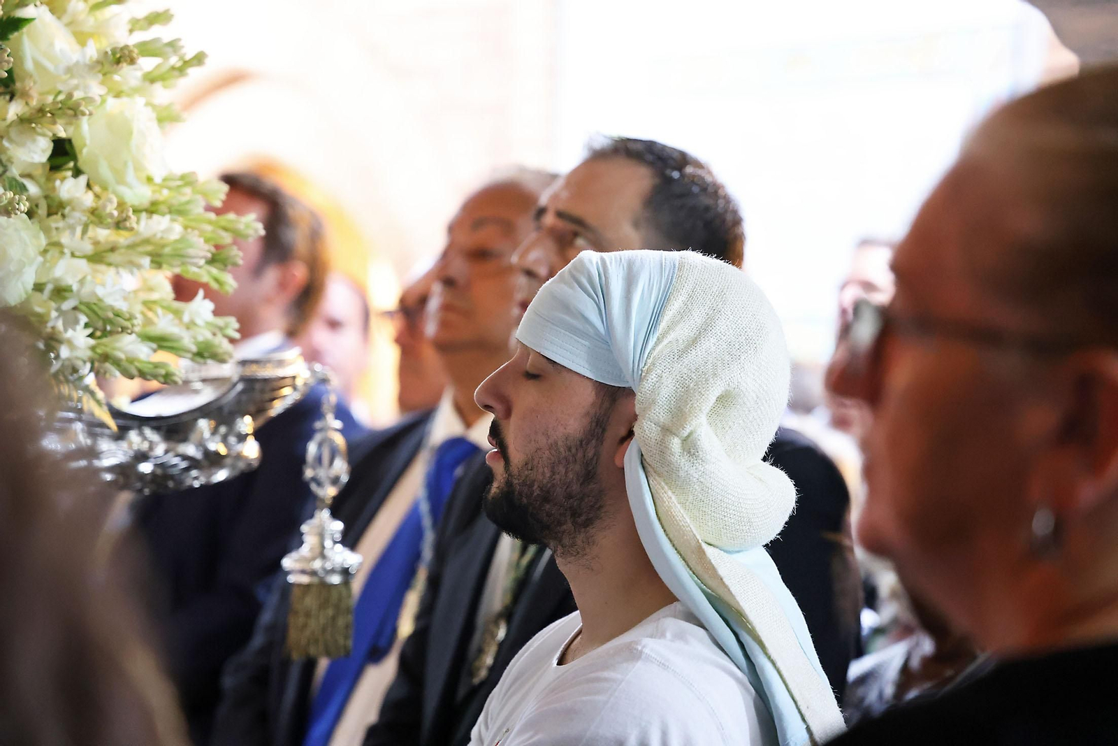 Imágenes de la bajada de la Virgen de la Cinta