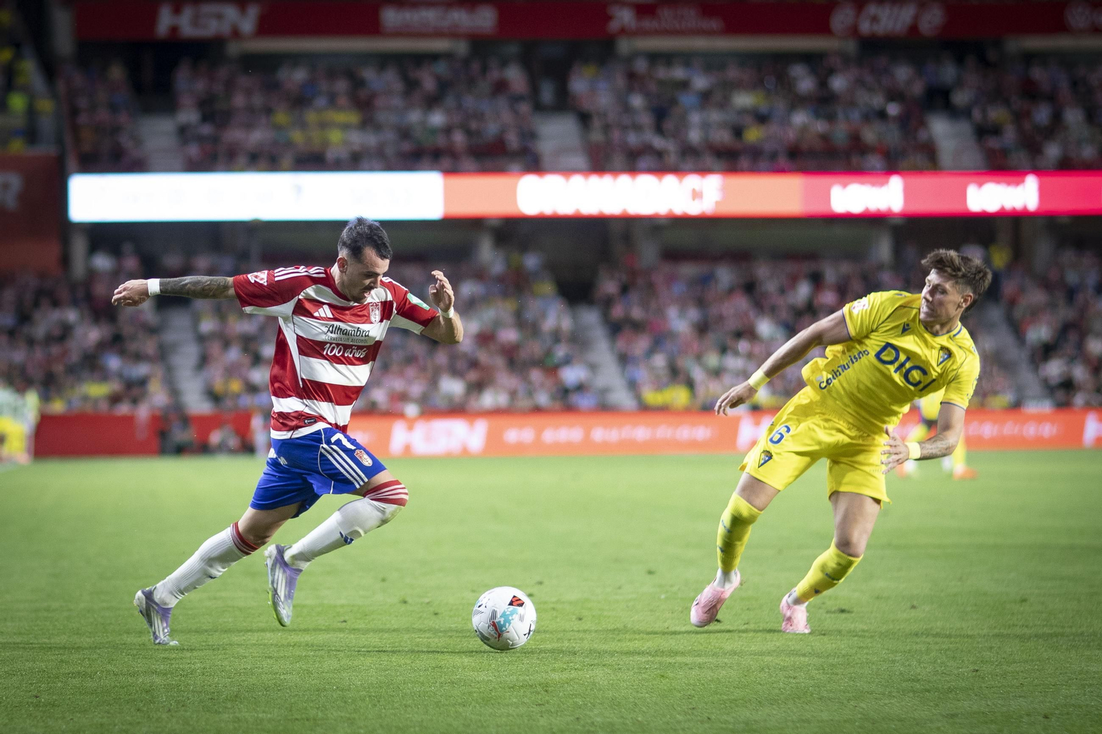 Imagen del Granada-Cádiz, disputado hace pocas semanas.