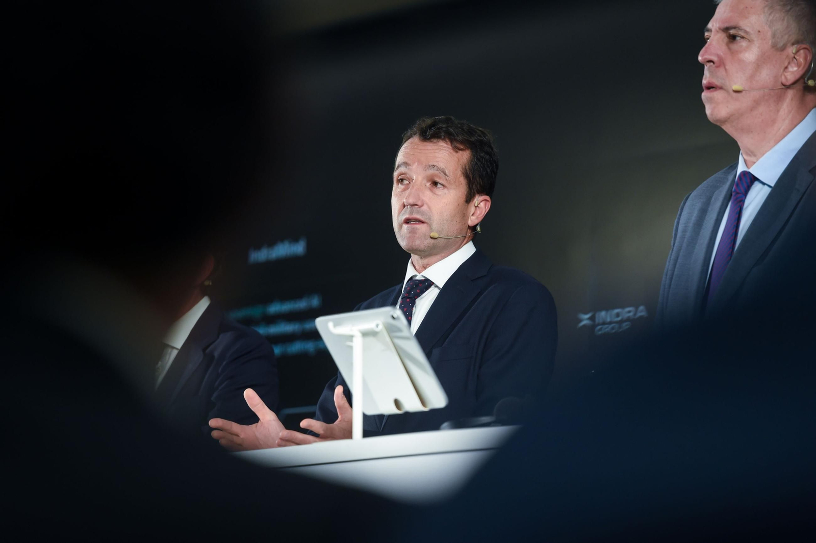 Presidente (i.) y CEO de Indra Group, en la presentación de los resultados de la compañía el pasado julio.