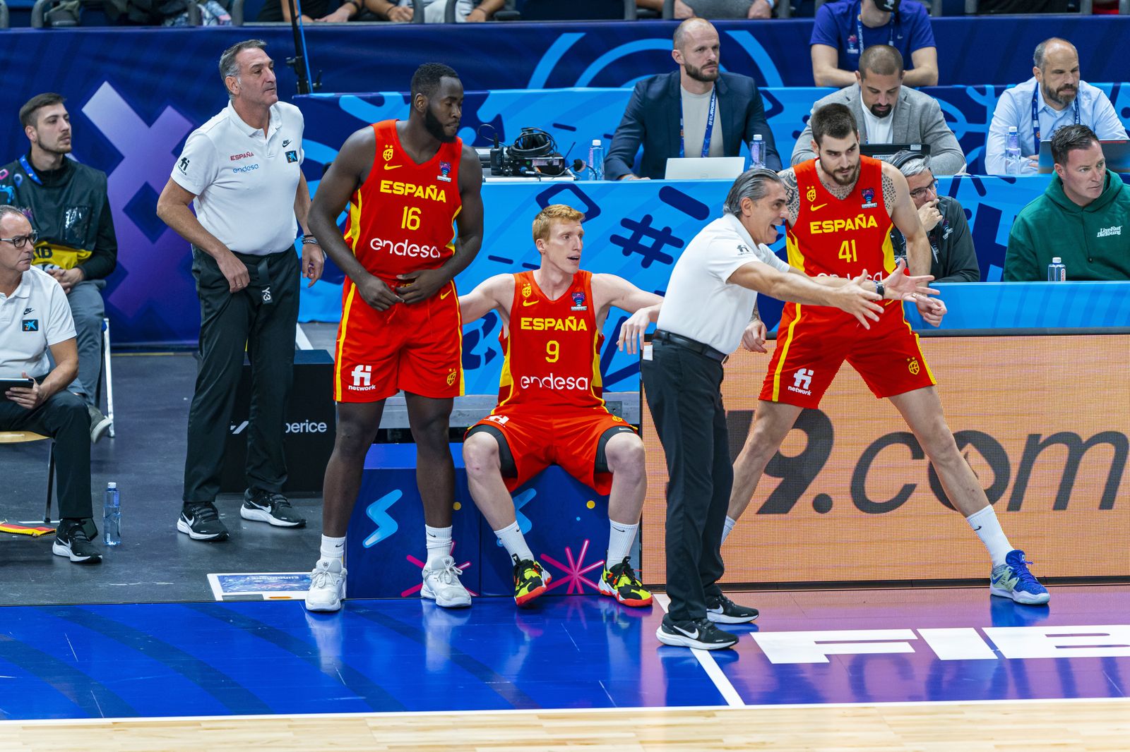 Las fotos de Darío Brizuela y Alberto Díaz en la victoria de España sobre Alemania en el Eurobásket