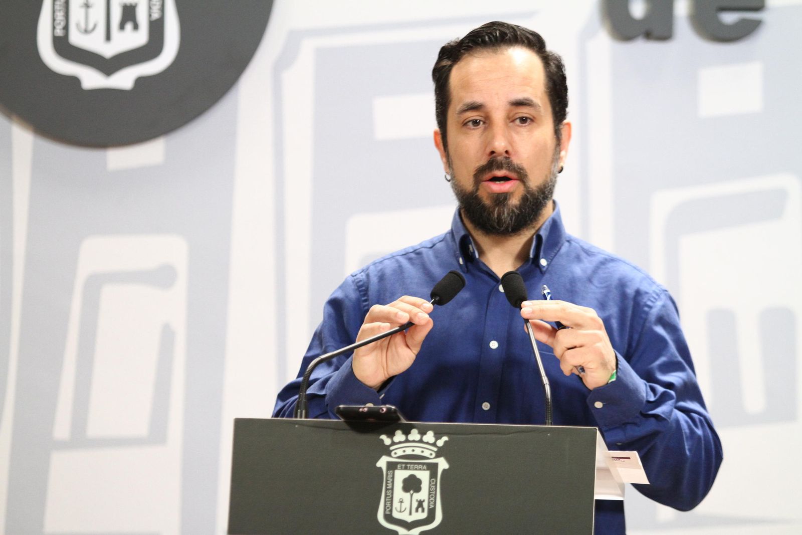 Jesús Amador, ayer, en rueda de prensa.