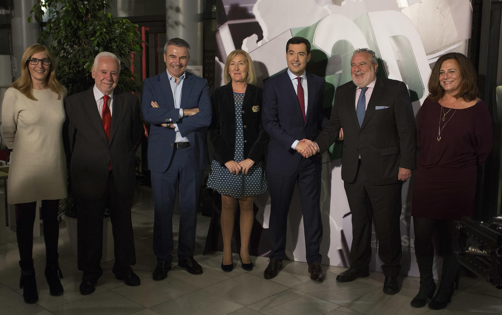 El primer debate electoral de Andalucía, en imágenes