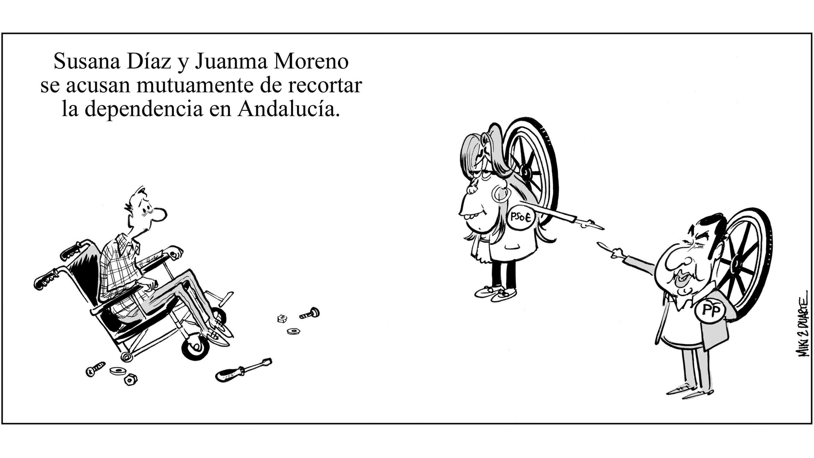 Susana Díaz, cronología viñeta a viñeta