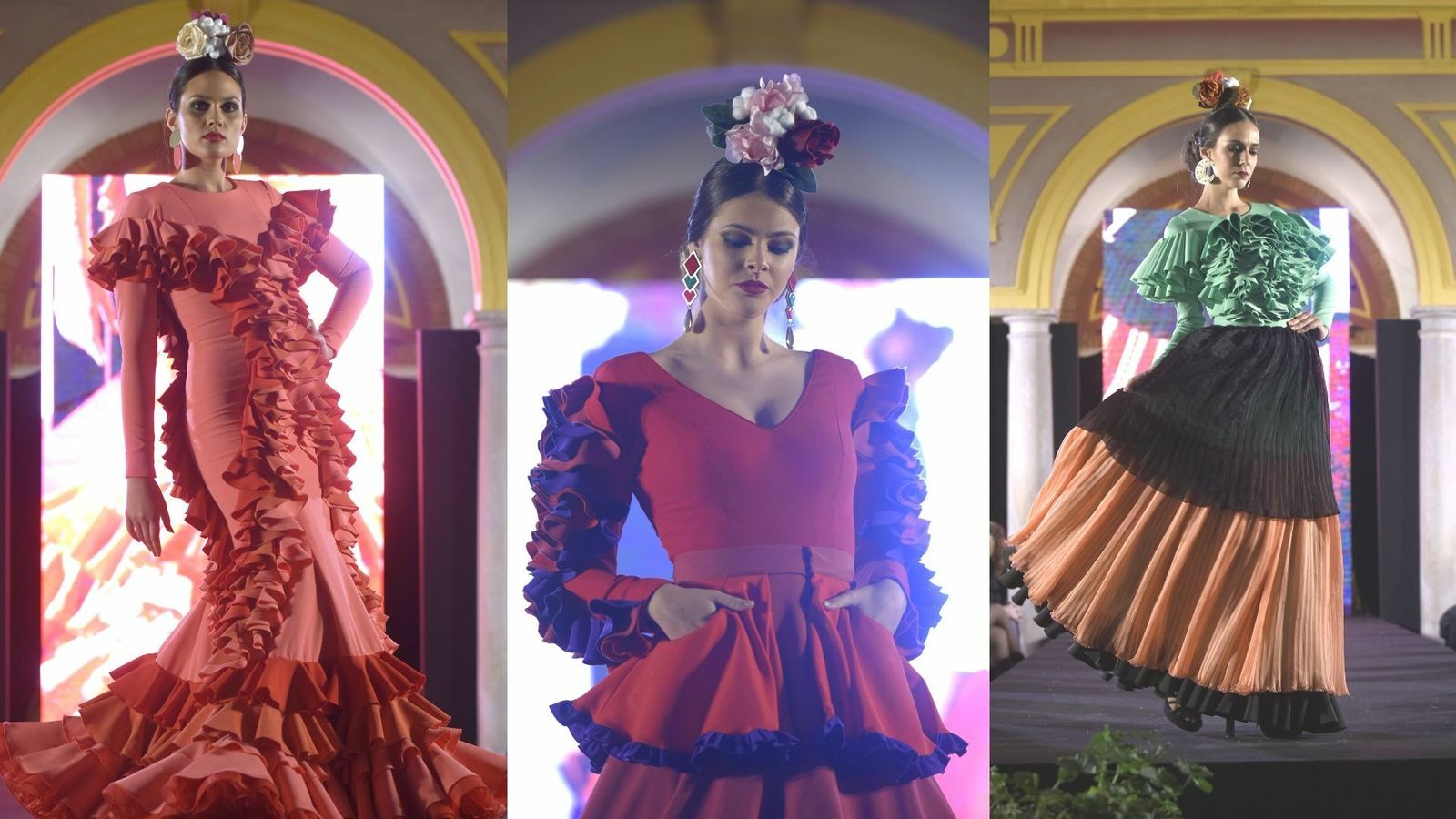 Diseño de Bella Elvira en Huelva Flamenca 2020 / FOTO: ALEJANDRO DELGADO