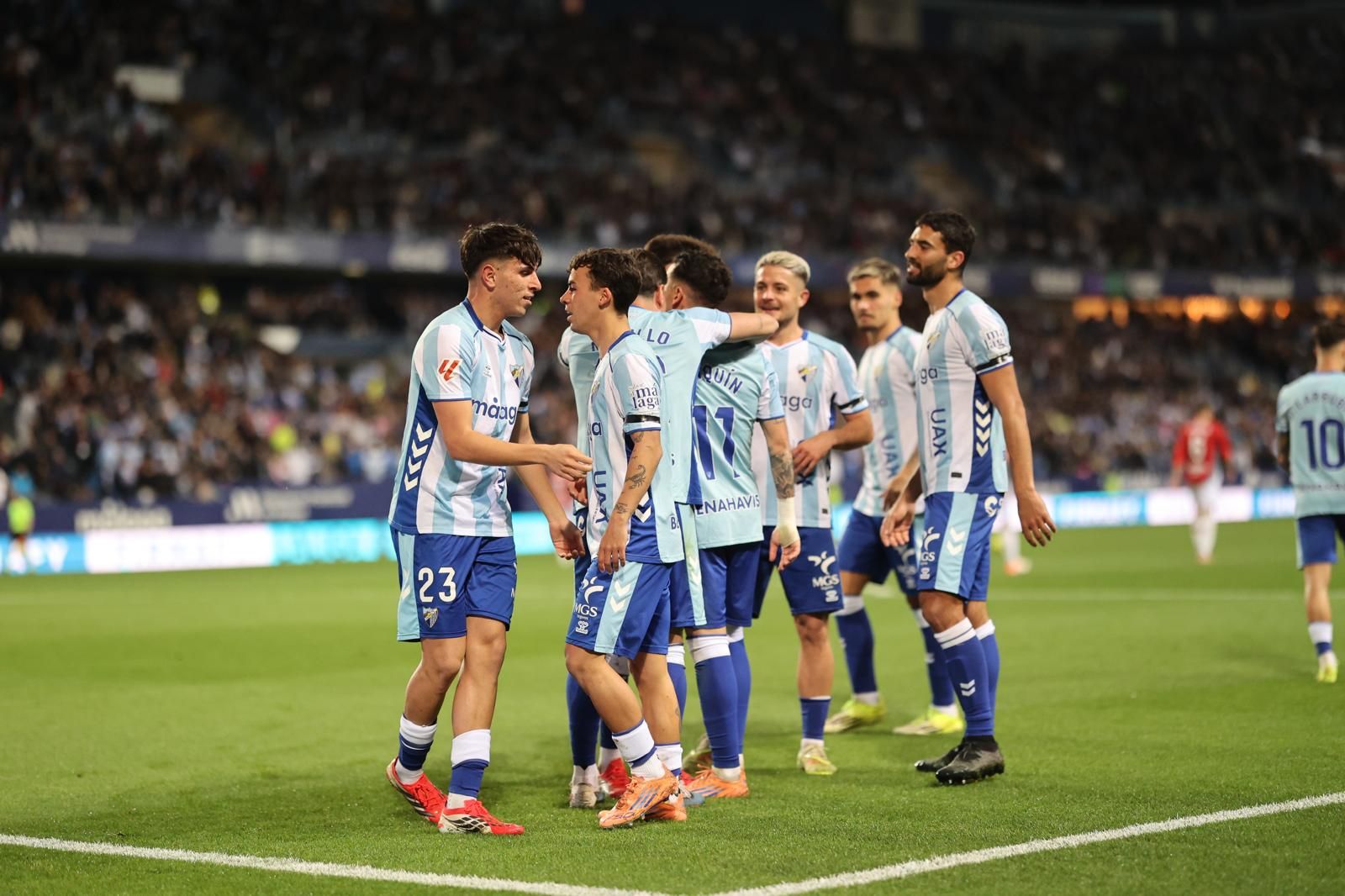 El Málaga CF-Albacete, en fotos