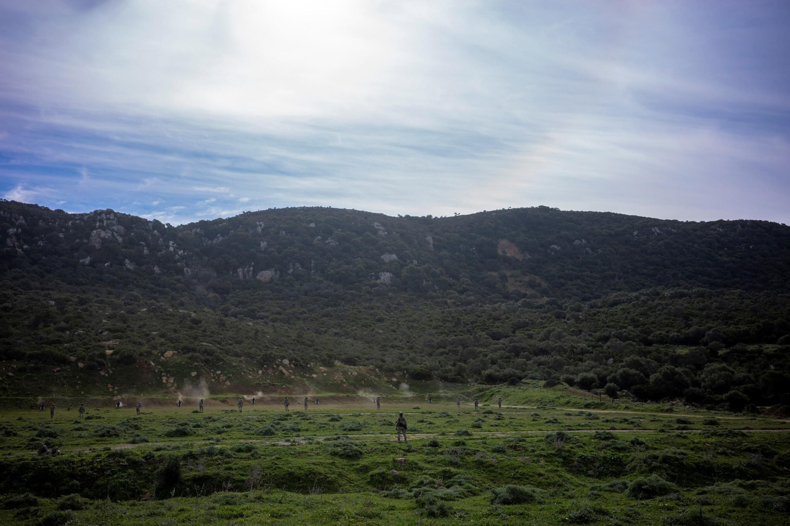 Así se instruyen los soldados ucranianos con la Infantería de Marina en Cádiz, en imágenes