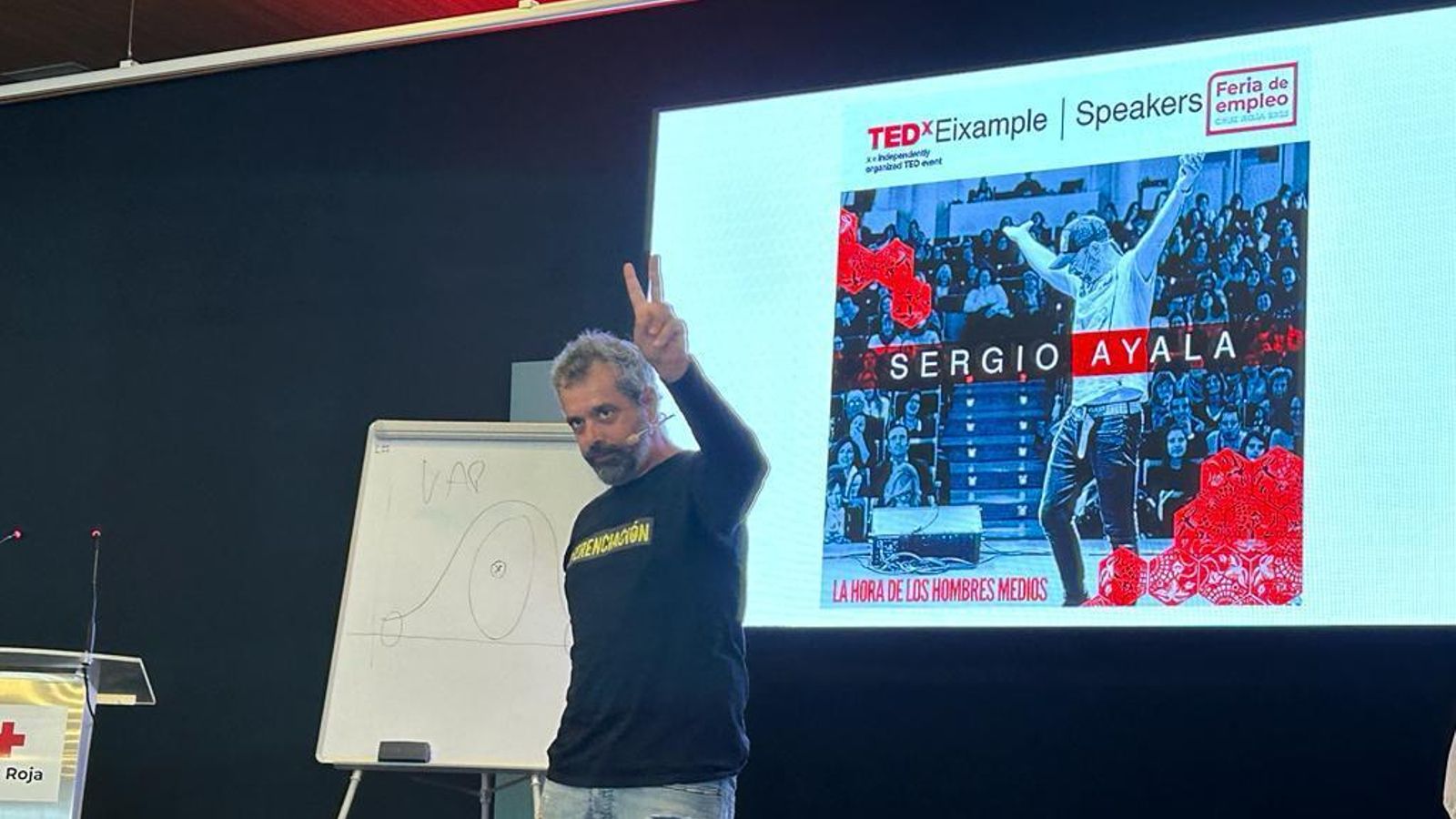 Sergio Ayala protagonizó una espectacular intervención que arrancó los aplausos del público asistente