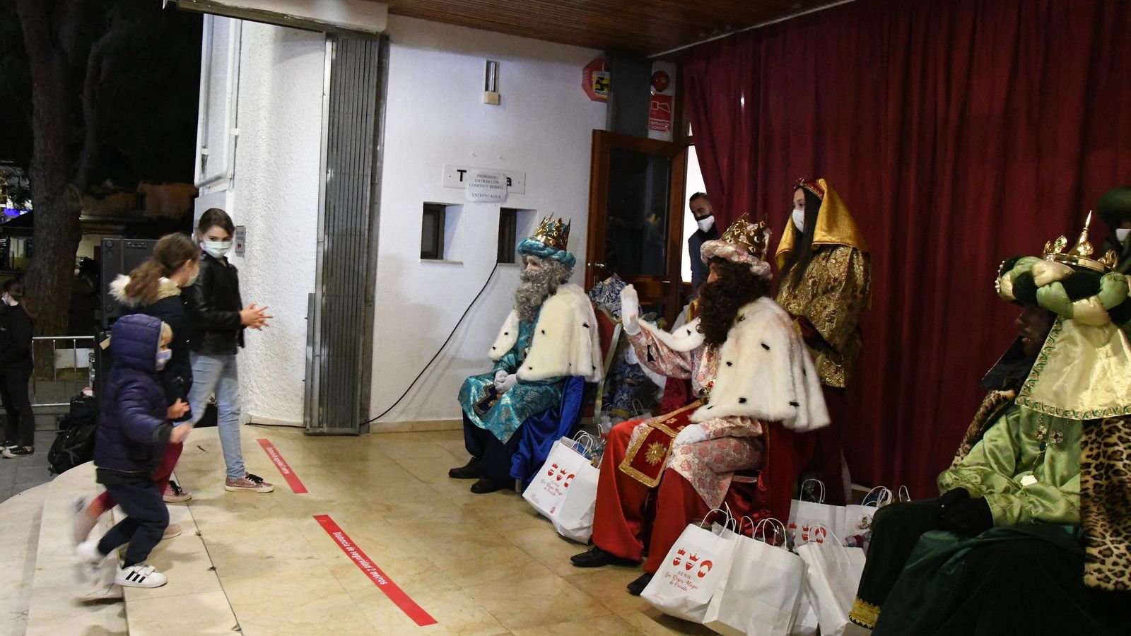Recepción de los Reyes Magos en San Roque