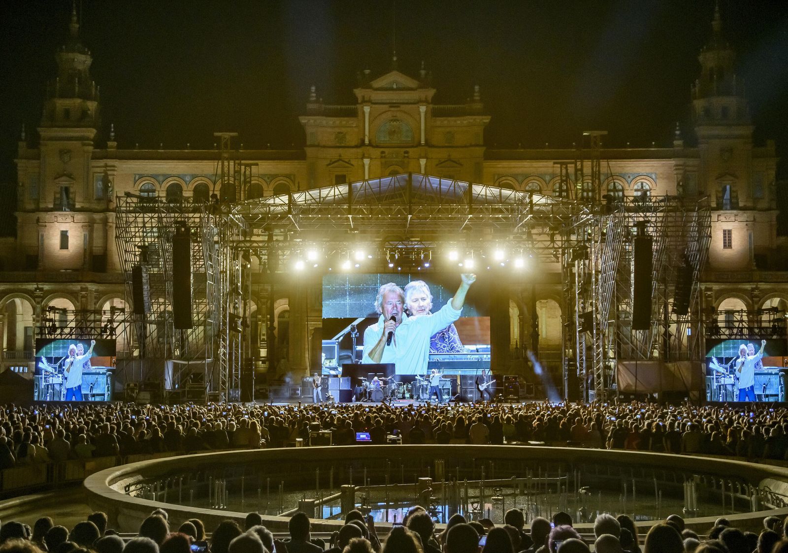 La banda británica Deep Purple durante el concierto del Icónica  Fest  durante el año pasado.