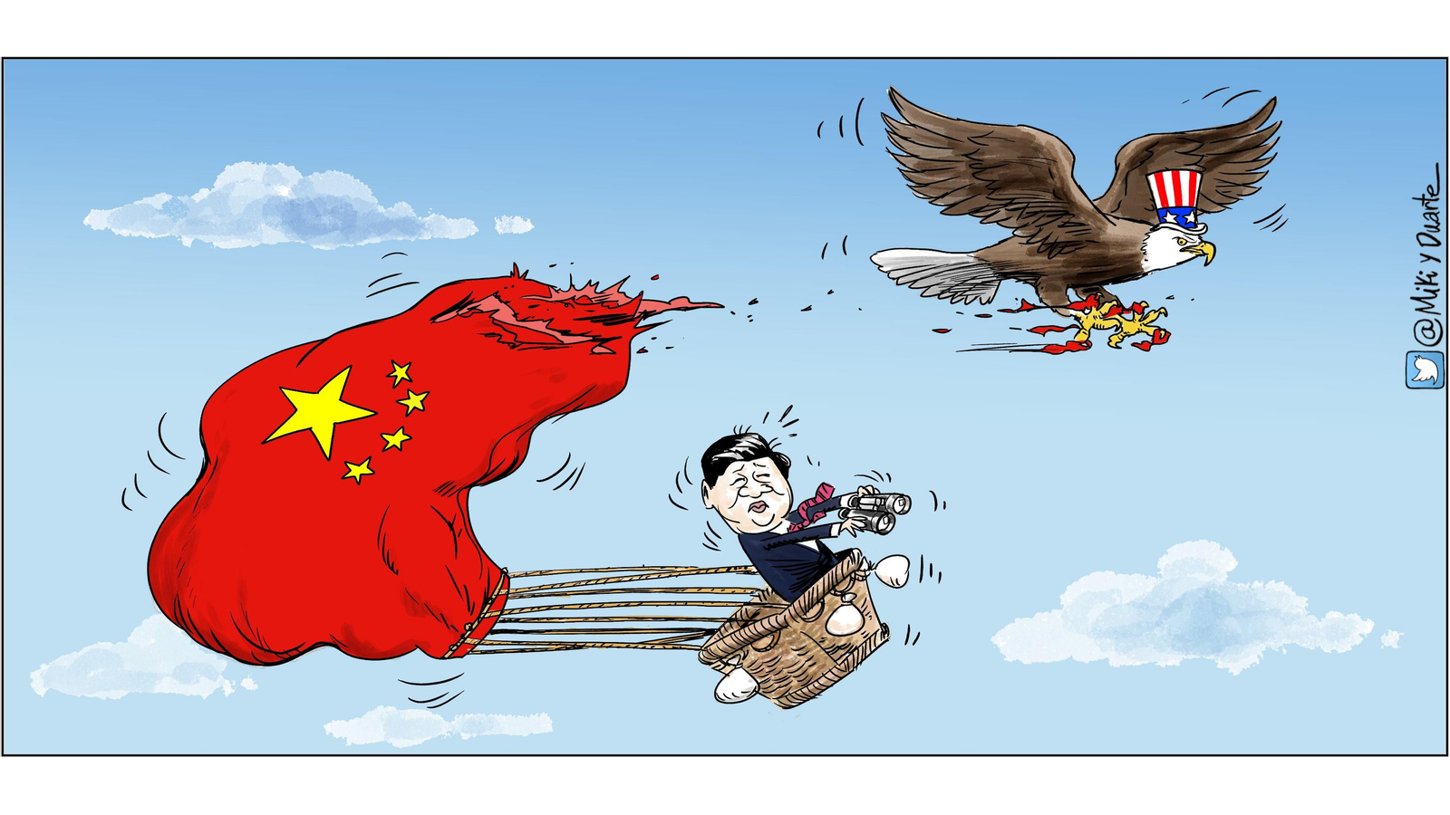 El globo espía chino