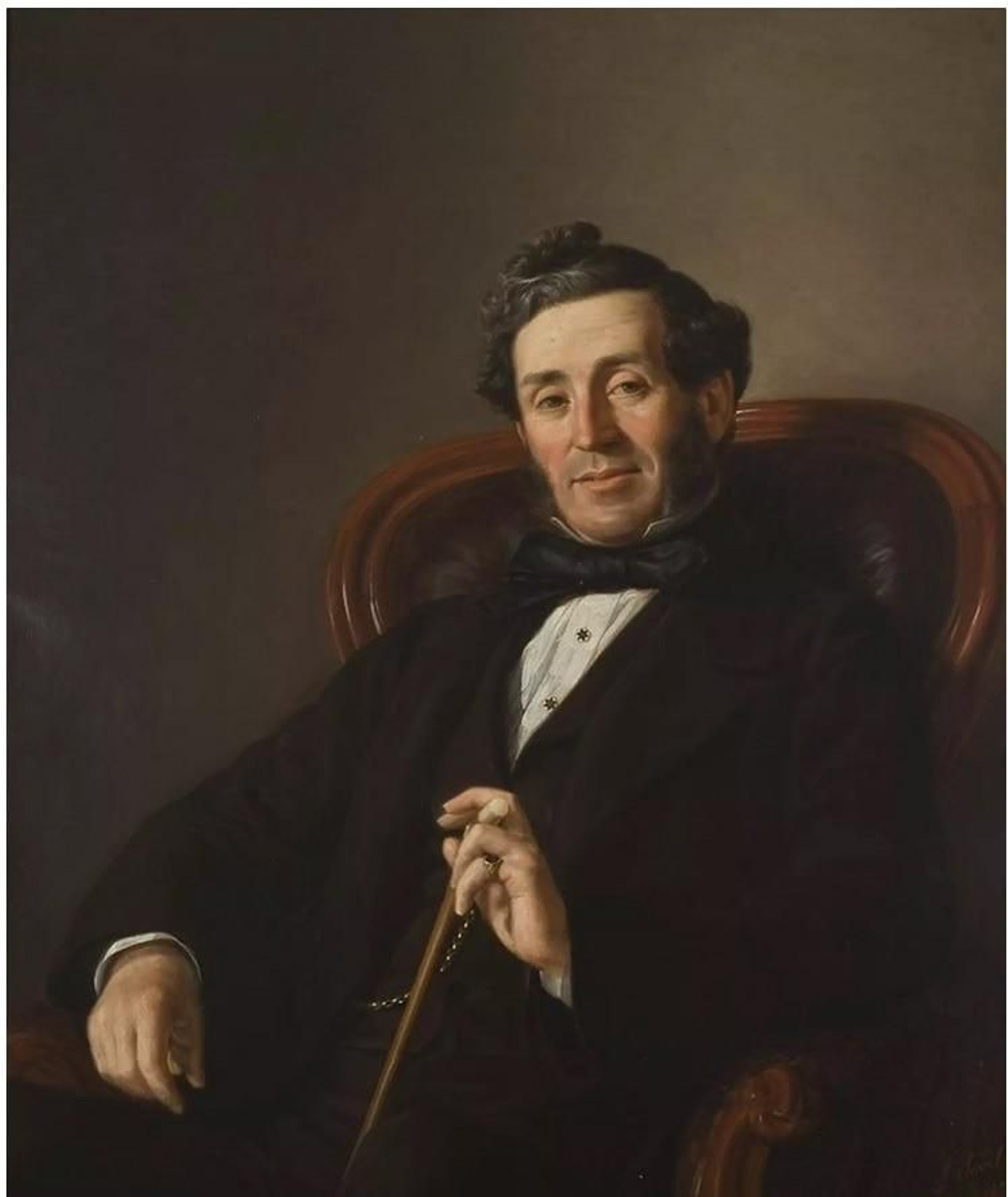 Retrato de Robert Blake Byass, 1857.