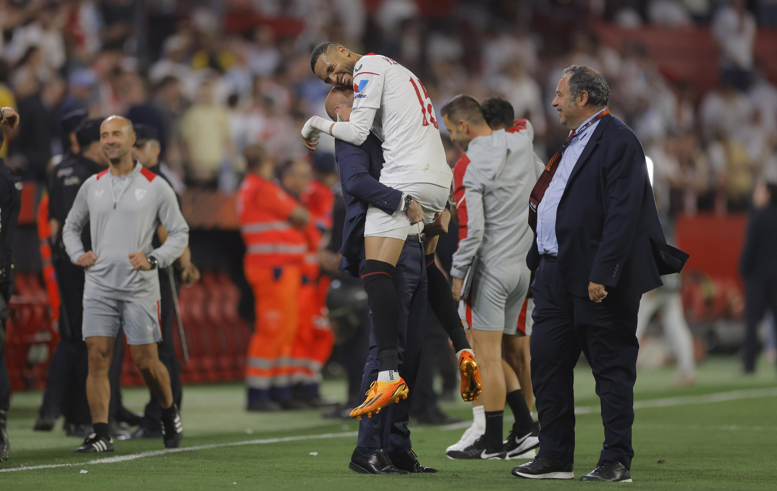 Las fotos del Sevilla-Manchester