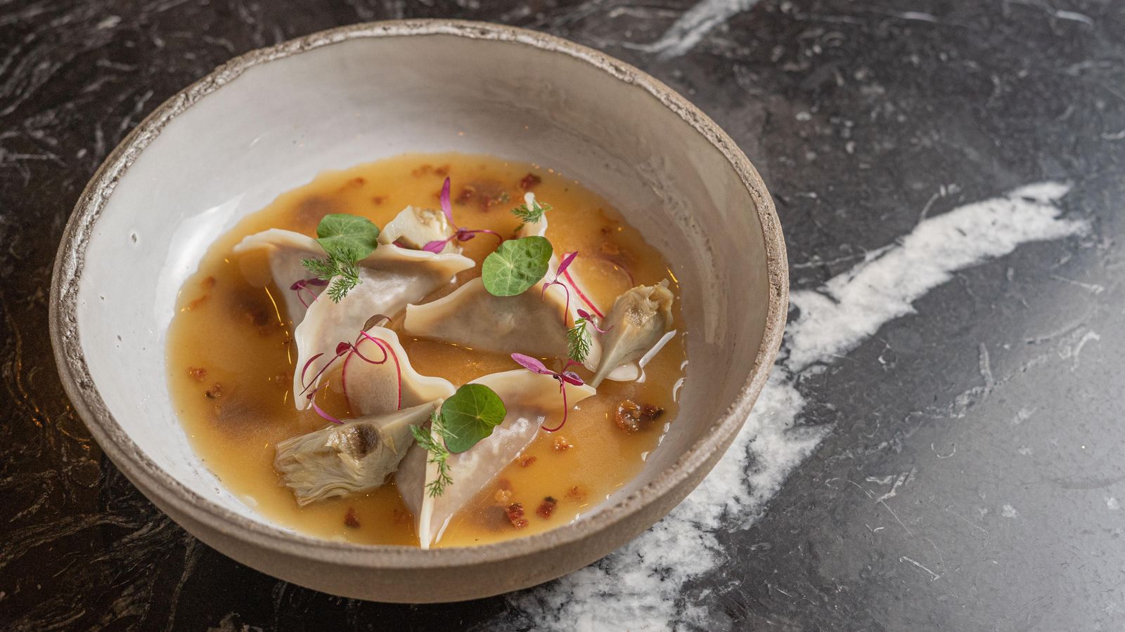 Ravioli de caza de Boho Club Marbella