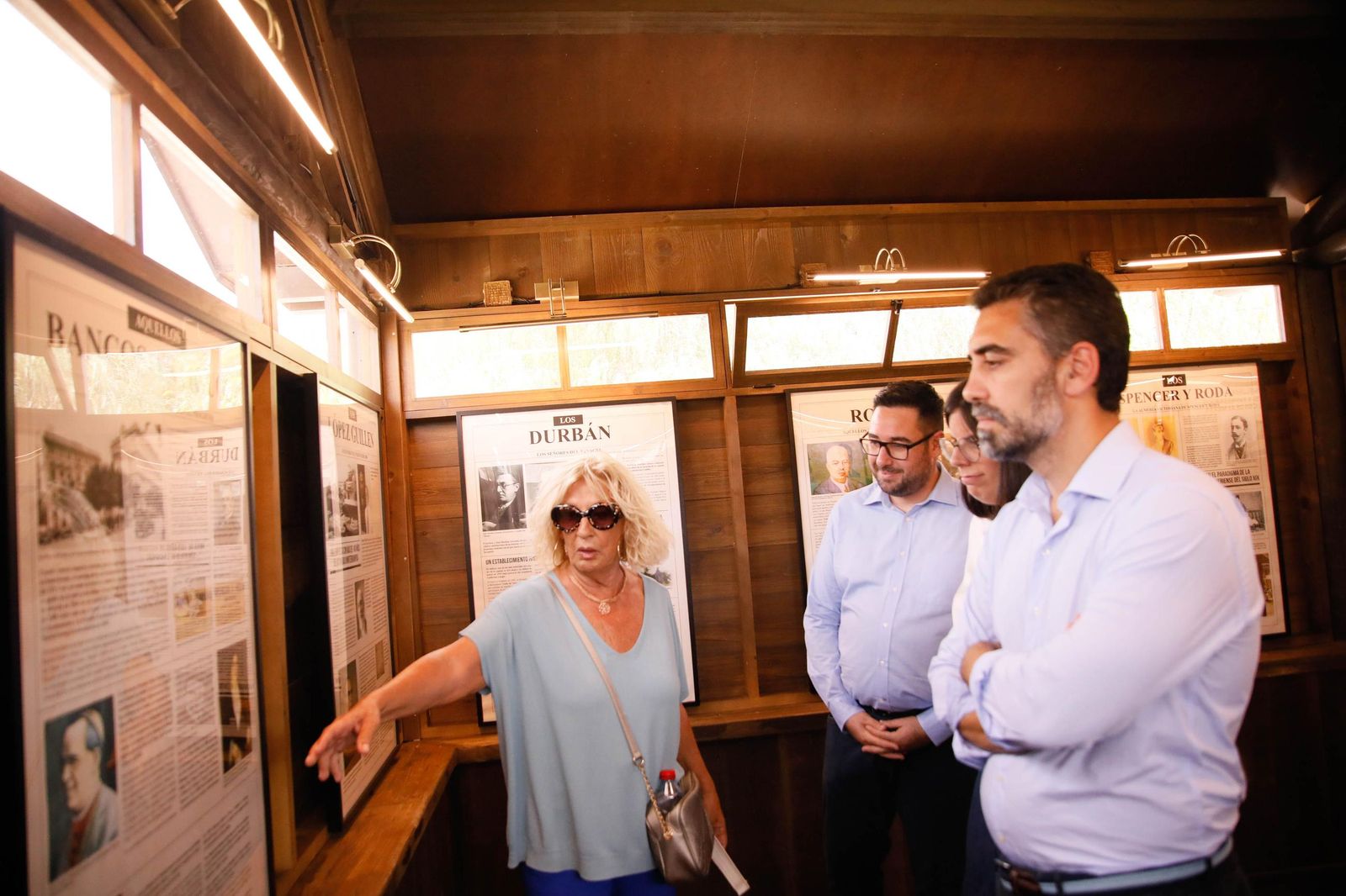 Imágenes del museo a los grandes empresarios y familias históricas de Almería